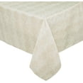 thumbnail image 4 of Ivory Tablecloth for Rectangular Table Smaller Than 54 x 96 inches, Waterproof Table Cloths for Dining Room Indoor Outdoor Table Cloth - 60x102in, 4 of 6