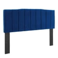 thumbnail image 1 of Modway Camilla Channel Tufted Performance Velvet Twin Headboard in Navy, 1 of 2