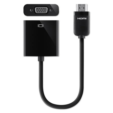 UPC: 0722868997611 | Belkin Components Hdmi To Vga + 3.5mm Audio Adapter  M/f  1080p  5   Black
