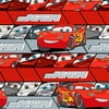 Disney Cars 2 Mcqueen Red On Red Stripes