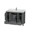thumbnail image 2 of Wyndham Collection WCS141448SKGCMUNSMXX Sheffield 48" Freestanding Single Basin Vanity Set, 2 of 4