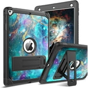 BENTOBEN iPad Air 2 Case, iPad 6th/5th Generation Case, iPad 9.7 2018/2017 Case, iPad Pro 9.7 Case, Glow in The Dark 3 in 1 Shockproof Kickstand Protective Girls Women Boys Men Tablet Cover