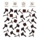 thumbnail image 5 of 300 Uds. Remaches artesanales DIY pies tachuelas picos tachuelas de dos patas, 5 of 6