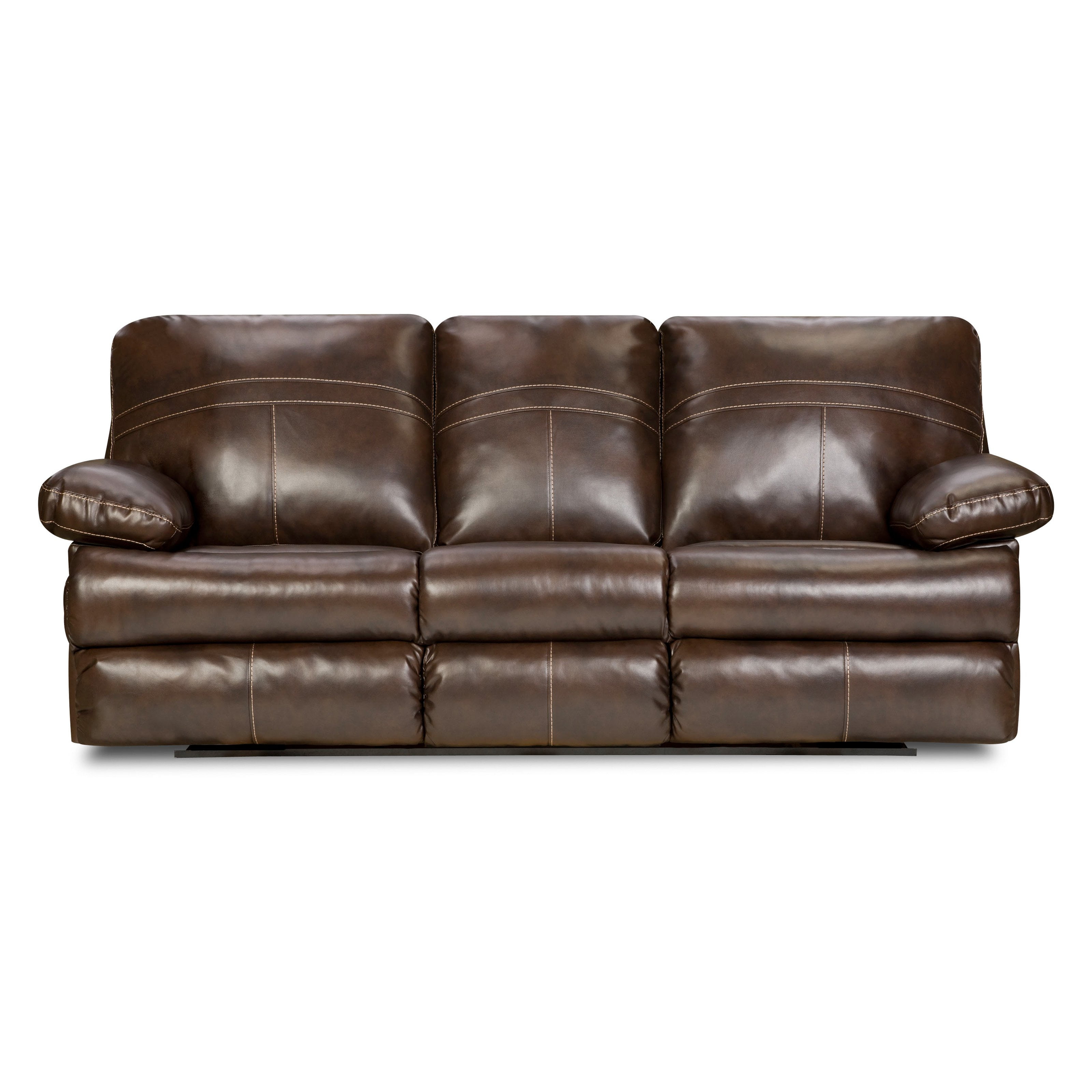 Simmons Upholstery Miracle Bonded Leather Sofa