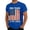 Blue, variant on Mens USA Patriotic Summer Tee American Flag 4th of July Design Crew Neck Short Sleeve Casual Top for Daily Wear