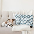 thumbnail image 4 of Ambesonne Ocean Throw Pillow Cover 2 Pack, Sea Fierce Wild Shark, 16", Blue White, 4 of 5