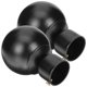 thumbnail image 3 of Decorative Curtain Rod Finials Classic Cage Design Iron End Caps For Curtain Rods Living Room Bedroom Windows Decoration 2Pcs, 3 of 4
