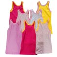 thumbnail image 1 of Playeras sin mangas tank top niñas pequeñas liso dibujos multicolor Italian Apparel 7 pzs 2T, 1 of 5