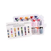 Simthread Embroidery Machine Thread 40 Brother Colors with Storage Box
