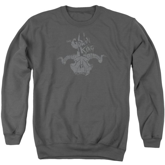 The Hobbit Golin King Symbol Adult Crewneck Sweatshirt Charcoal