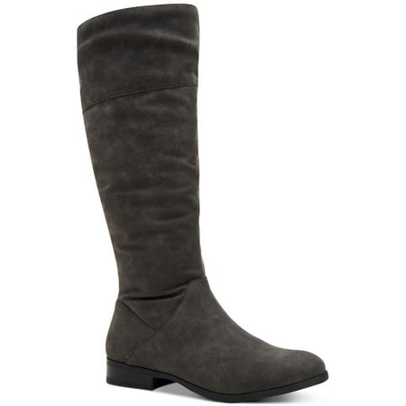 

Style & Co. Womens Kelimae Faux Leather Tall Riding Boots