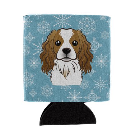 

Carolines Treasures BB1658CC Snowflake Cavalier Spaniel Can or Bottle Hugger Can Hugger multicolor