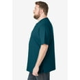 thumbnail image 3 of Boulder Creek By Kingsize Men's Big & Tall  Heavyweight Short-Sleeve Henley Shirt, 3 of 5