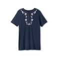 thumbnail image 4 of Woman Within Plus Size 7-Day Embroidered Pointelle Tunic, 4 of 6