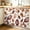 Orange Brown, variant on Brown Ombre Small Sink Skirt 10"Wx11"L, Dustproof Under Sink Curtain with Self Adhesive Tape, Vintage Country Wooden Cabinet Curtain Cover for Bathroom Vanity, Kitchen Storage Shelf, RV