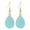 Mint Green, variant on VerPetridure Creative Earrings Earrings Personalized Sweet Drop-Shaped Earrings Simple crystal cluster earrings personality sweet drop earrings