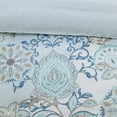 thumbnail image 5 of GDF Studio 8-Piece Cotton Floral Reversible Comforter Set, Shabby Chic Style, Queen Size, Blue, 5 of 12