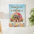 thumbnail image 2 of Wagging Tail Cocker Spaniel Celebrates Rainbow Pride Month LGBT LGBTQ+ Vertical Matte Canvas Poster Cockers Dog Lover Gifts Wall Art Home Decor - 01003, 2 of 5