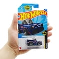 thumbnail image 5 of Hot Wheels Classic TV Series Diecast Vehicle Series - HCT04 ~ Batmobile ~ Blue ~ 3/5, 5 of 5