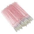 thumbnail image 1 of Pinceles para labios no reutilizables Unique Bargains 50 piezas Pincel para maquillaje rosa, 1 of 7