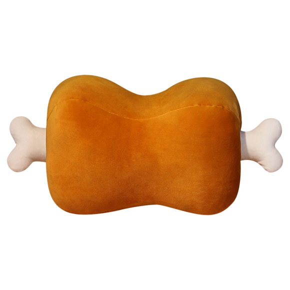 Almohada única con diseño de hueso, almohada de felpa para el hogar, decoración del hogar