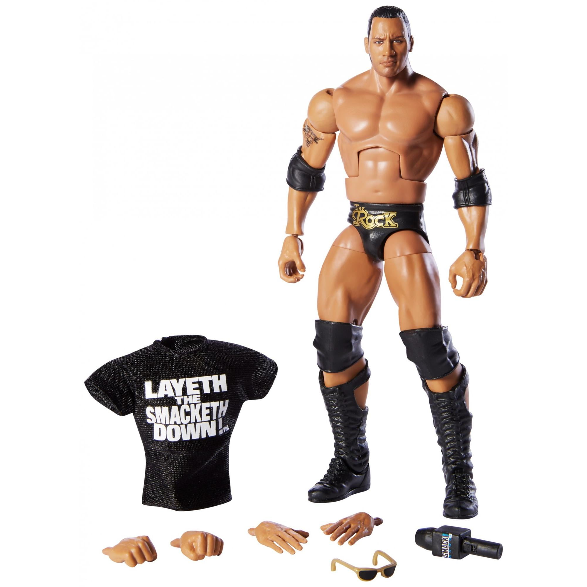 Mattel WWE The Rock Toy Figurine 3 inch Action Figures NIB 