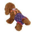 thumbnail image 2 of Envolturas para perros con liguero, Pa?ales para perros reutilizables lavables de color púrpura Solución para pantalones a prueba de fugas de perros para incontinencia de mascotas y viajes largos(XS) Ecomeon no, 2 of 2