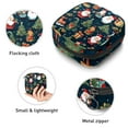 thumbnail image 3 of Christmas Sanitary Napkin Storage Bag Makeup Pouch for Purse, Small Sanitary Napkin Disposal Bags, in Velvet, Sponge, Oxford Fabric, 4.7x6.6x6.6 in, 3 of 6