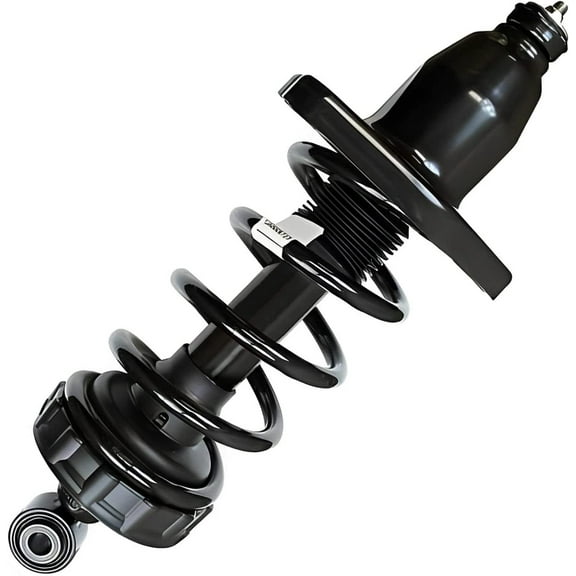 Detroit Axle - Rear Left Driver Side Strut w/ Coil Spring Assembly Replacement for 2006 2007 2008 2009 2010-2014 Honda Ridgeline