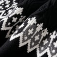 thumbnail image 6 of Iyufng Mens Sweaters and Pullovers Fair Isle Geometric Pattern Winter Knit Tops, 6 of 8