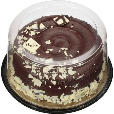 The Bakery At Walmart: 7 Inch Marble With Fudge Icing/White Chocolate Shavings Cake, 33 oz