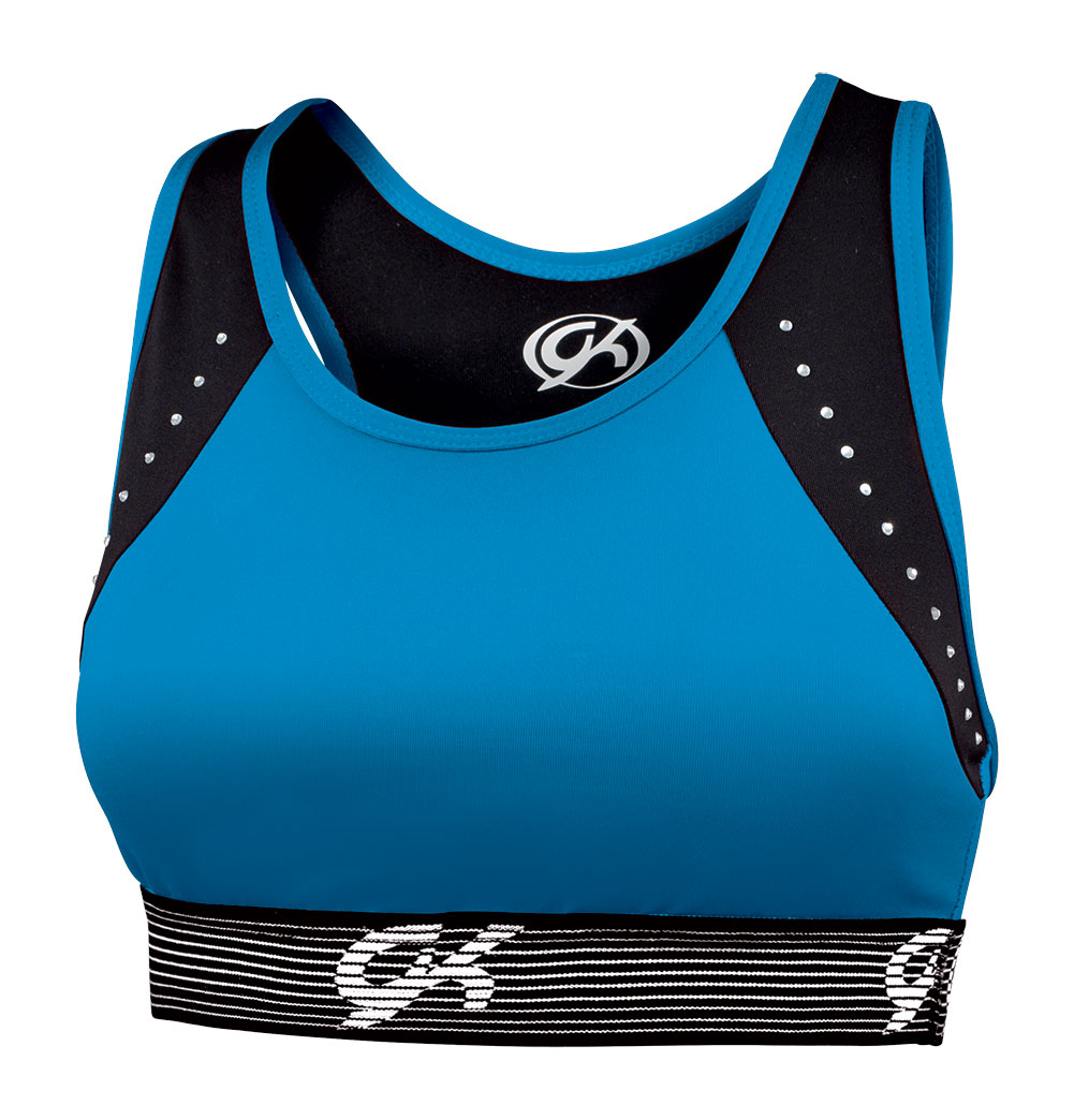 rhinestone sports bra