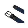 thumbnail image 2 of CTM  Braided Stretch Belt Silver Buckle Adjustable Elastic (Men), 2 of 7