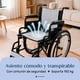 thumbnail image 4 of Silla Ruedas Todo Terreno Plegable Estructura Acero Descansa Brazo Abatible Reposapies Freno Usuario Soporta 150kg, 4 of 8