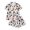 A-White109, variant on Bobifish Toddler Girls Halloween Print Sleepwear Sets Short Sleeve Collared Button Down Top&Shorts Nightwear Kids Girls Sets