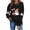 Black, variant on NTACZA Sweatshirts for Women Halloween Cute Ghost Graphic Print Crewneck Daily Outfits Pullover Tops Trendy Sweatshirts Army Green L