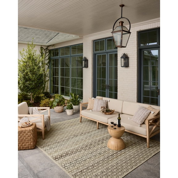 Loloi Saylor Ivory / Multi Indoor/Outdoor Area Rug