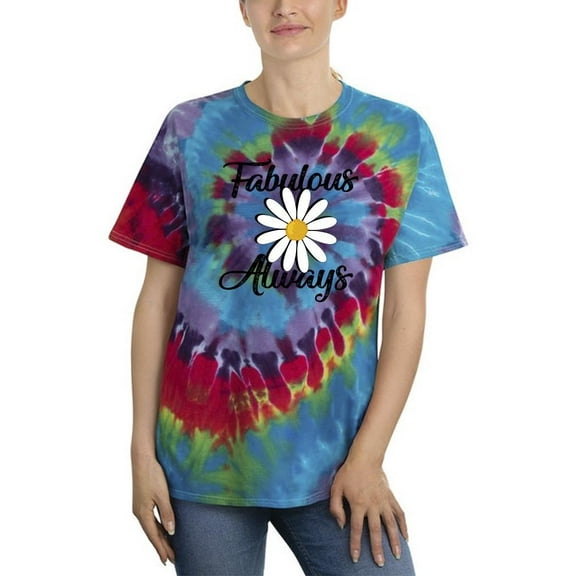 Fabulous Always Daisy Tie Dye Spiral Women -Image by Shutterstock, Female Medium