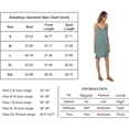 thumbnail image 3 of Amazhyu 100% Linen V Neck Spaghetti Strap Sleeveless Summer Causal Dresses with Slit for Women, 3 of 8