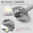 thumbnail image 2 of 4K Quadcopter with HD Dual Cameras Mini Drone Foldable RC Dron Folding Fixed Height Small Drone,APP Control,one-Button Return,WiFi map Transmission, Video Recording, 2 of 4