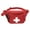 Red, variant on AsaTechmed First Aid Waist Pack - Baywatch Lifeguard Fanny Pack - Compact for Emergency at Home, Car, Outdoors, Hiking, Playground, Pool, Camping, Workplace
