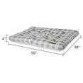 thumbnail image 4 of Vibrant Life Jumbo Dog Bed, X-Large Pillow Dog Bed, 48" x 38", Grey and White Plaid, 4 of 7
