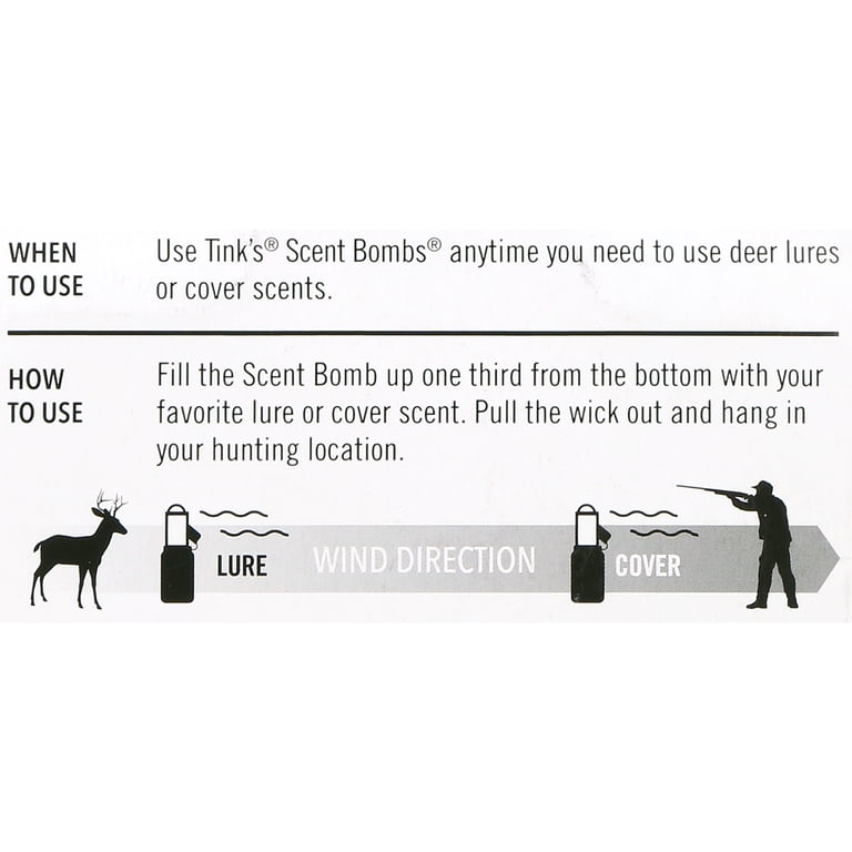 Tink's Scent Bomb Deer Lure Scent Dispenser 3 Pack - Walmart.com