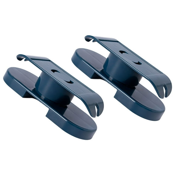 Socket Holder Cable Hanger Cord Plastic Hooks Tabletop Organizer Clip for Desk 2 Pcs