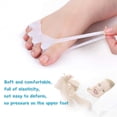 thumbnail image 2 of Última versión del separador y separador de dedos de gel para niños para separar y corregir los dedos de los pies (niños, blanco, 2 piezas), 2 of 5