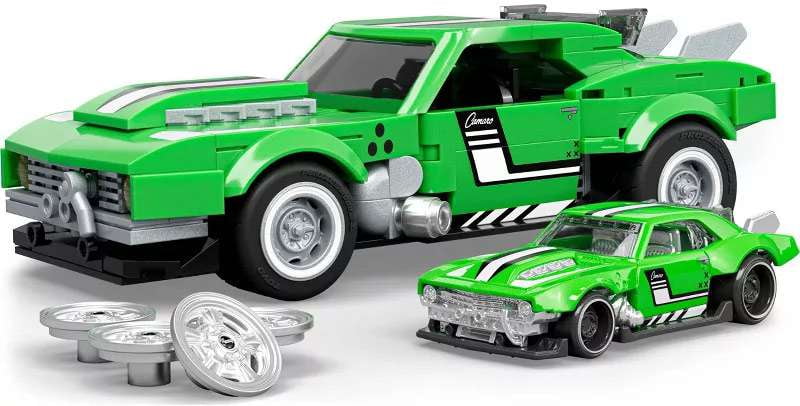 Hot Wheels Speed Series Custom '68 Camaro Building Set