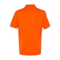 thumbnail image 2 of Adidas Mens Performance Polo, S, Orange, 2 of 3
