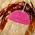 thumbnail image 5 of Velvet Absorbent Broomstick Cover | Multi-Use Mop & Duster Head | Wet & Dry Surface Cleaner Attachment | Universal Fit | Soft Washable Material | 1 Pack | Random Color, 5 of 7