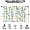 thumbnail image 2 of Blackout Kids Curtains,Green Dinosaurs Cacti Pattern Childrens Insulated Curtains Set Of 2,Bedroom Essentials,Toddler Room Decor 42"x54", 2 of 5