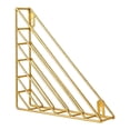 thumbnail image 1 of Estantería de pared triangular flotante para libros, estante decorativo para exhibir archivos, carpetas, periódicos, oficina, hogar, mesita de noche., 1 of 8